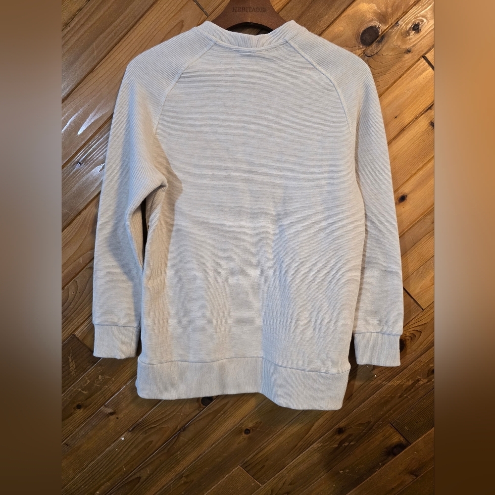 Varley Cream Ribbed Manning Sweatshirt Size XS Oversized - Picture 7 of 7